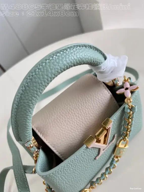Rep ladies VUITTON LOUIS CAPUCINES MINI-21*14*8CM 0625